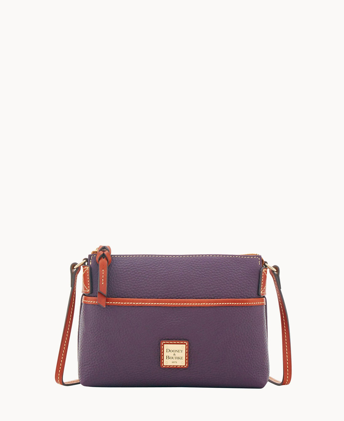 Pebble Grain Ginger Crossbody