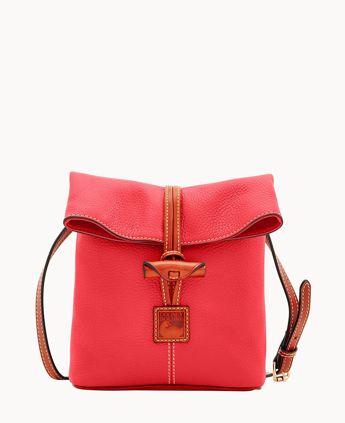 Pebble Grain Toggle Crossbody