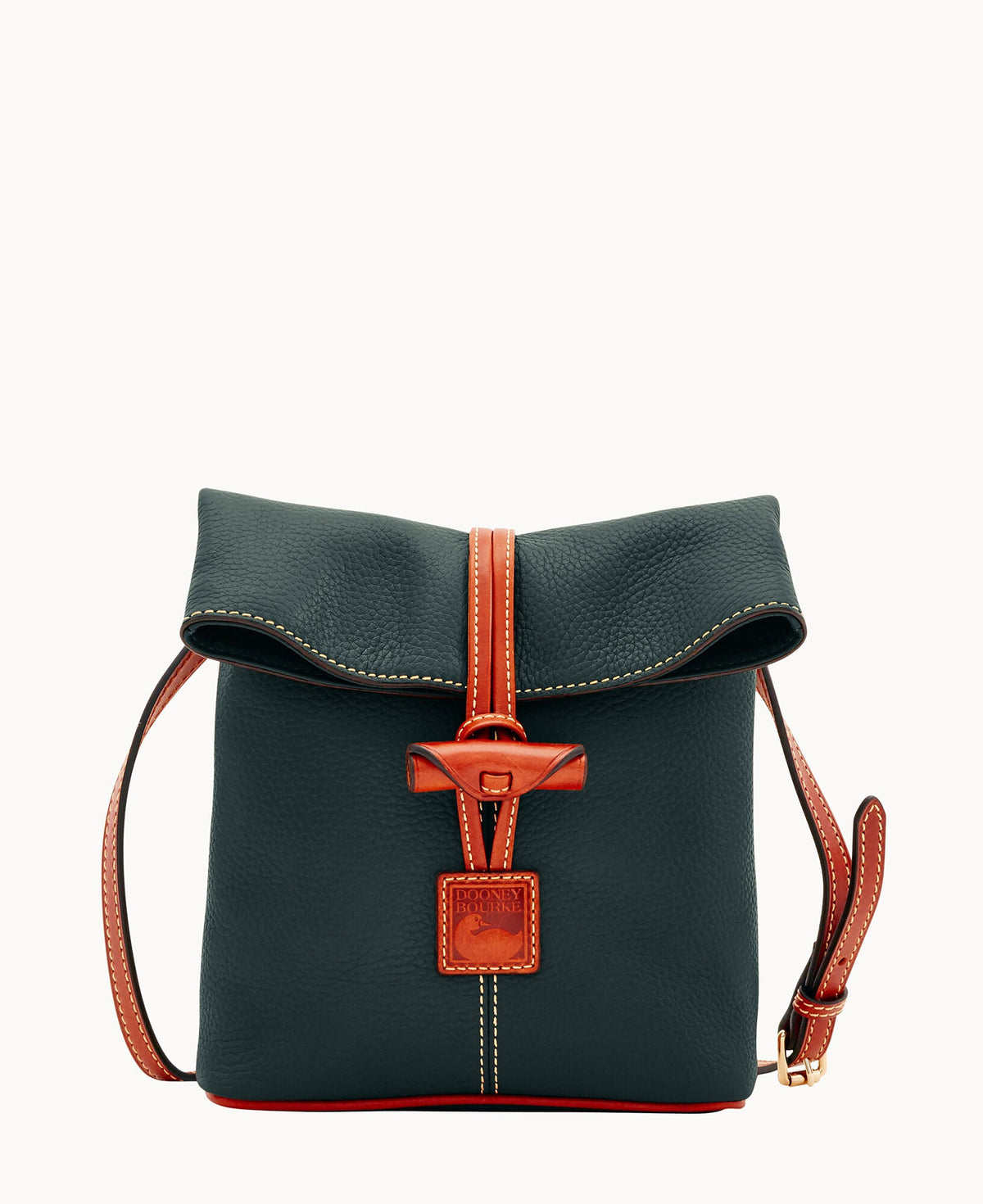 Pebble Grain Toggle Crossbody