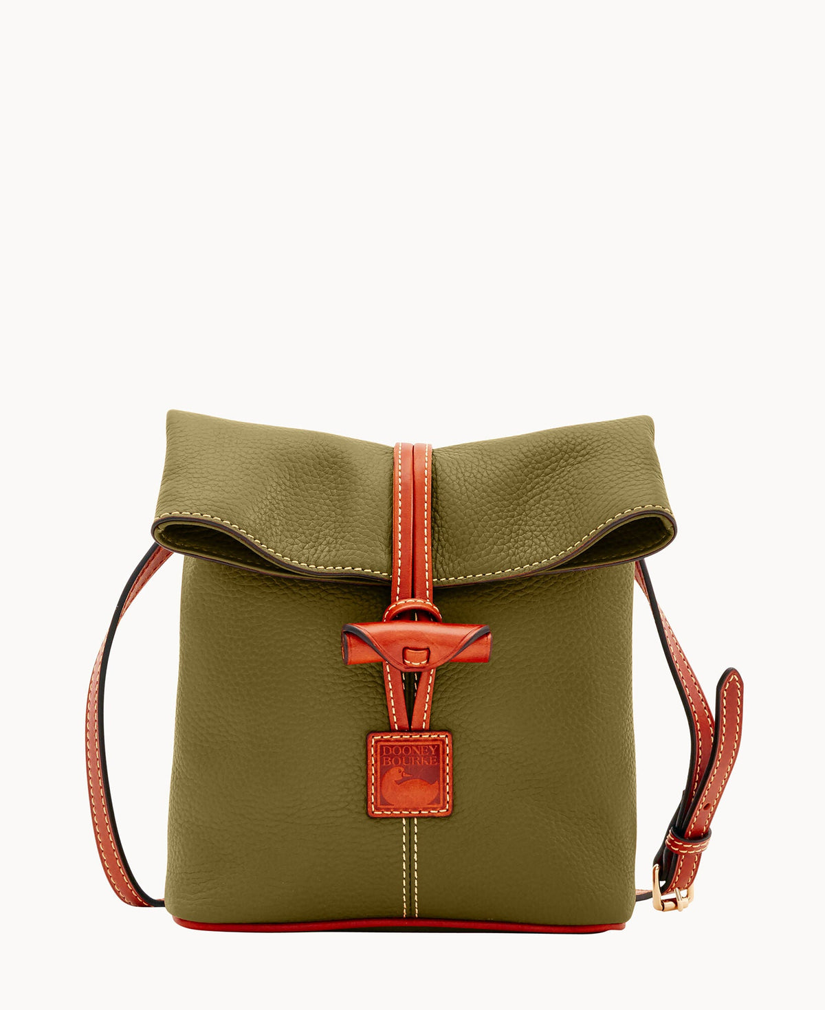 Pebble Grain Toggle Crossbody