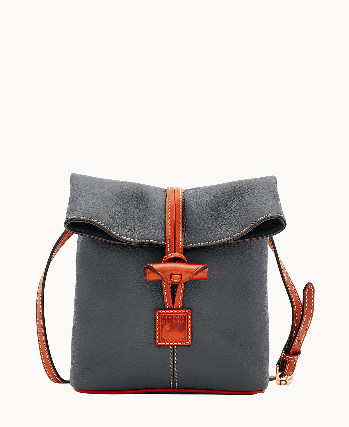 Pebble Grain Toggle Crossbody