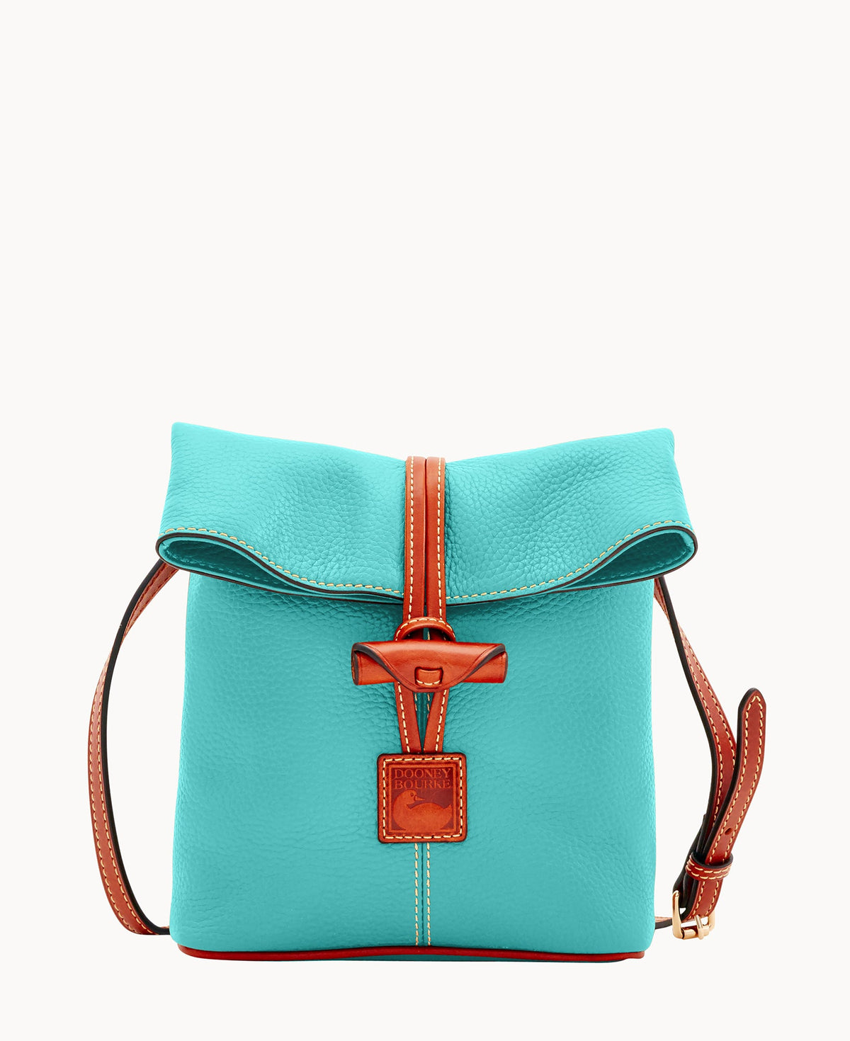 Pebble Grain Toggle Crossbody