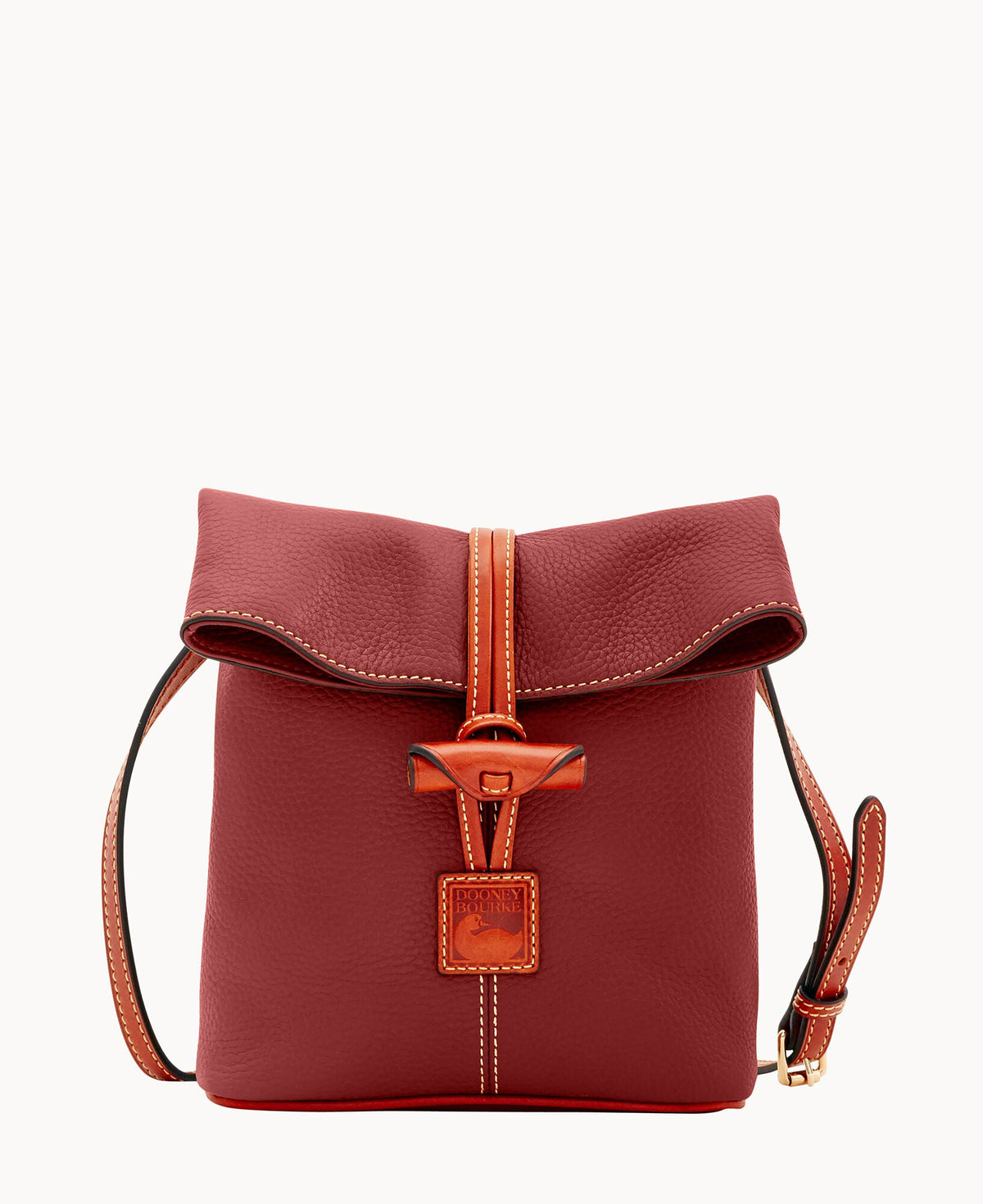 Pebble Grain Toggle Crossbody