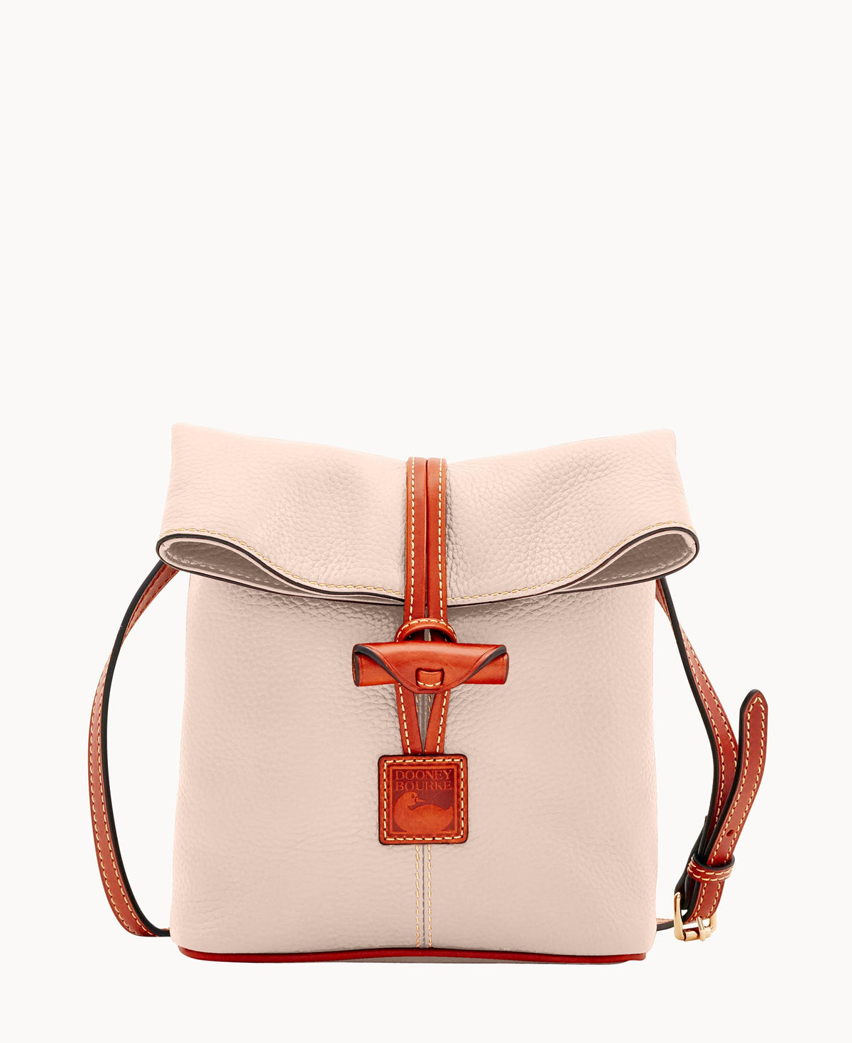 Pebble Grain Toggle Crossbody