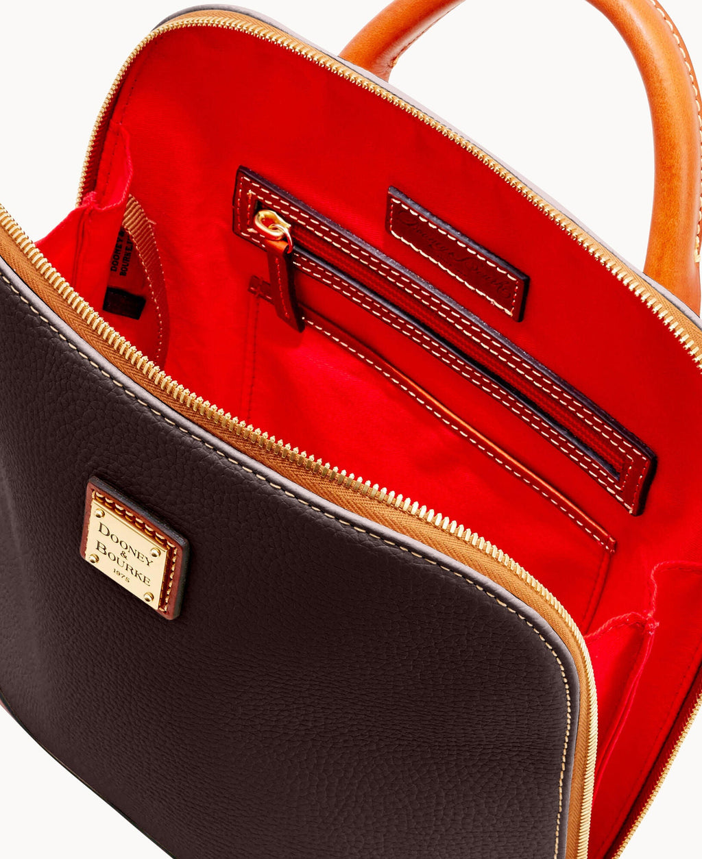 Pebble Grain Zip Pod Backpack