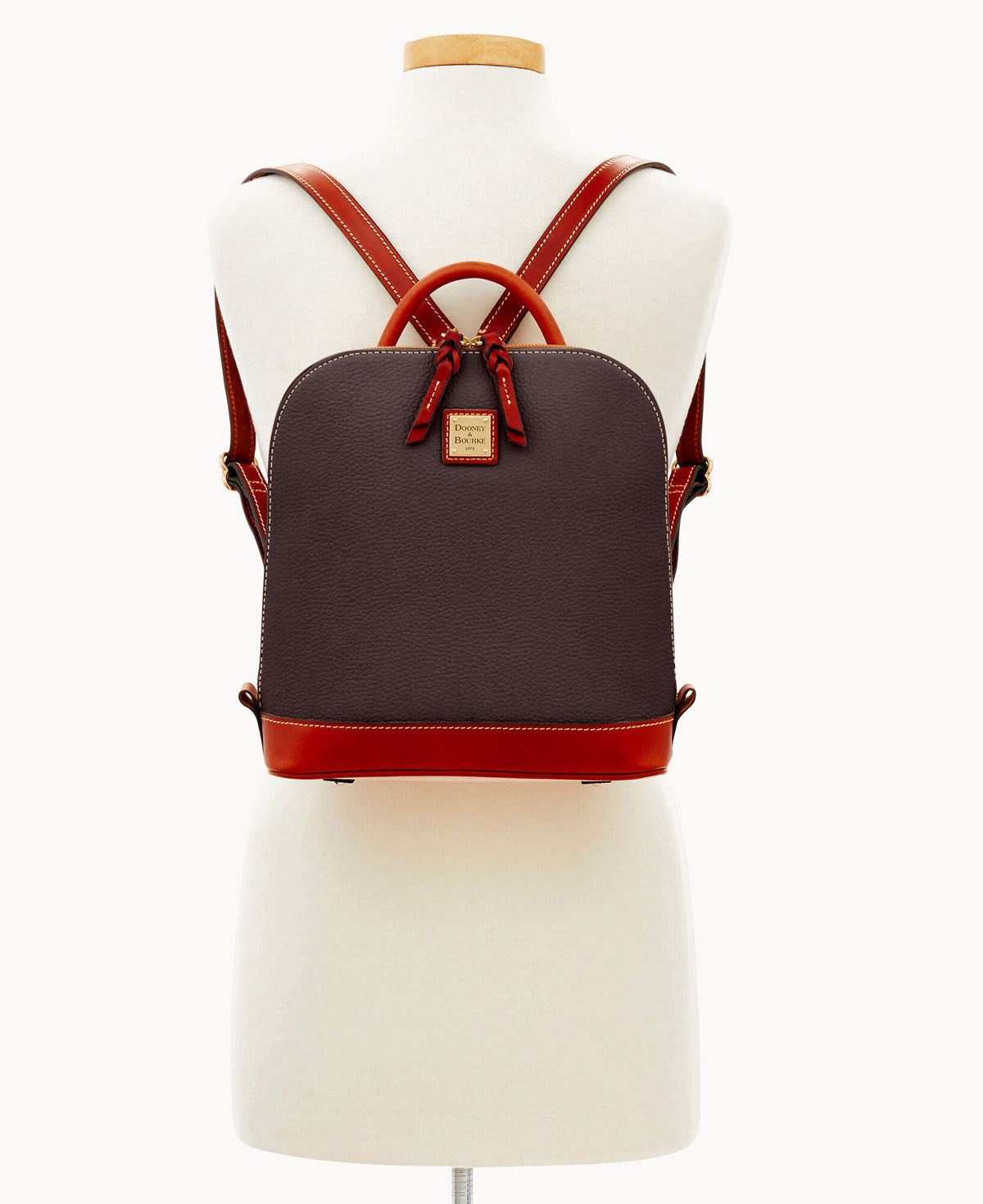 Pebble Grain Zip Pod Backpack