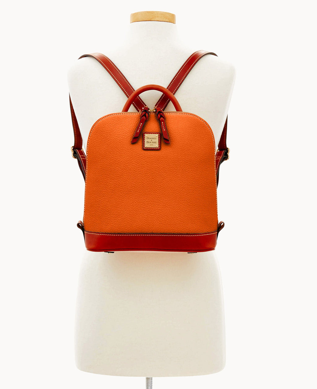 Pebble Grain Zip Pod Backpack
