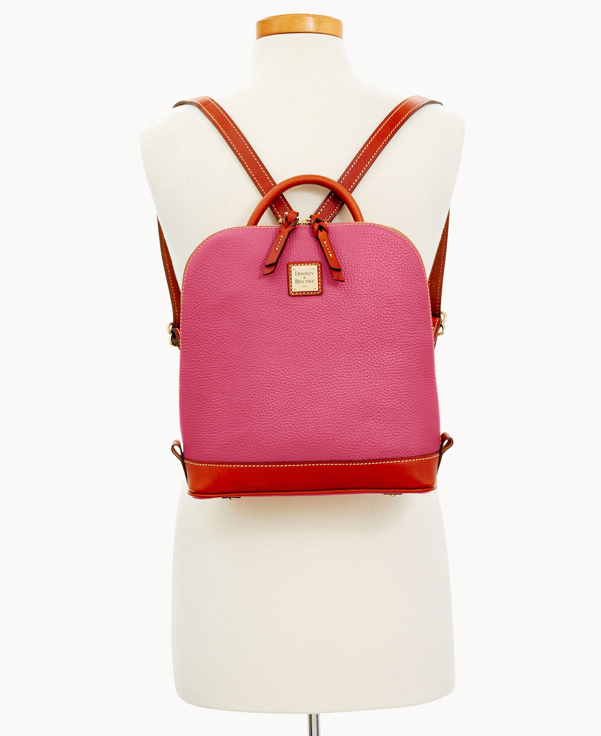 Pebble Grain Zip Pod Backpack