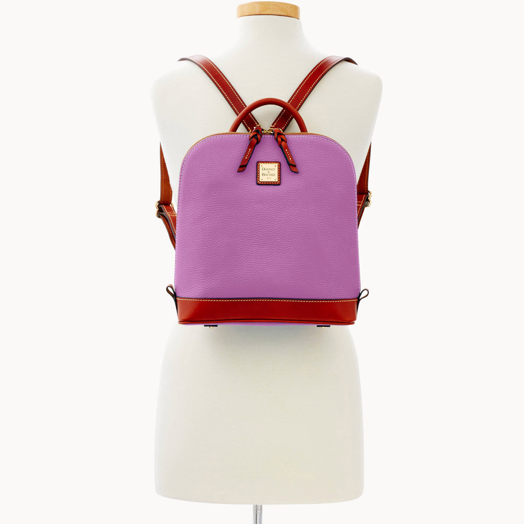 Pebble Grain Zip Pod Backpack