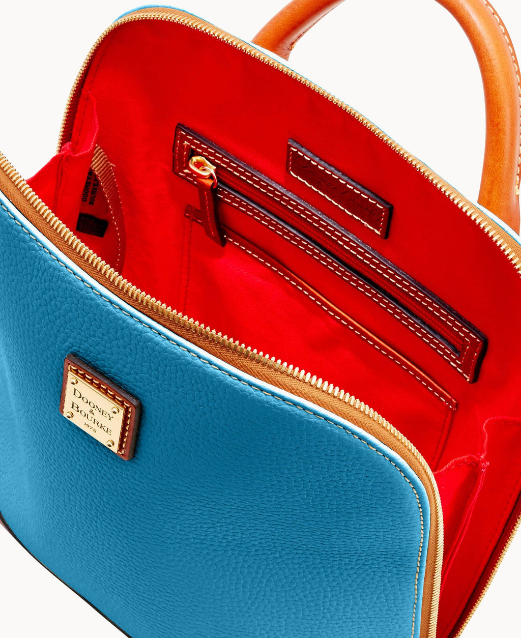 Pebble Grain Zip Pod Backpack