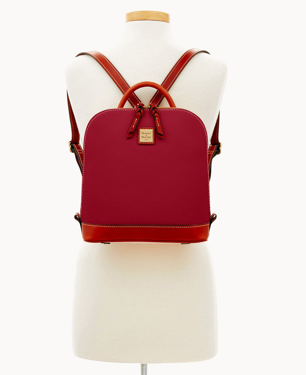 Pebble Grain Zip Pod Backpack