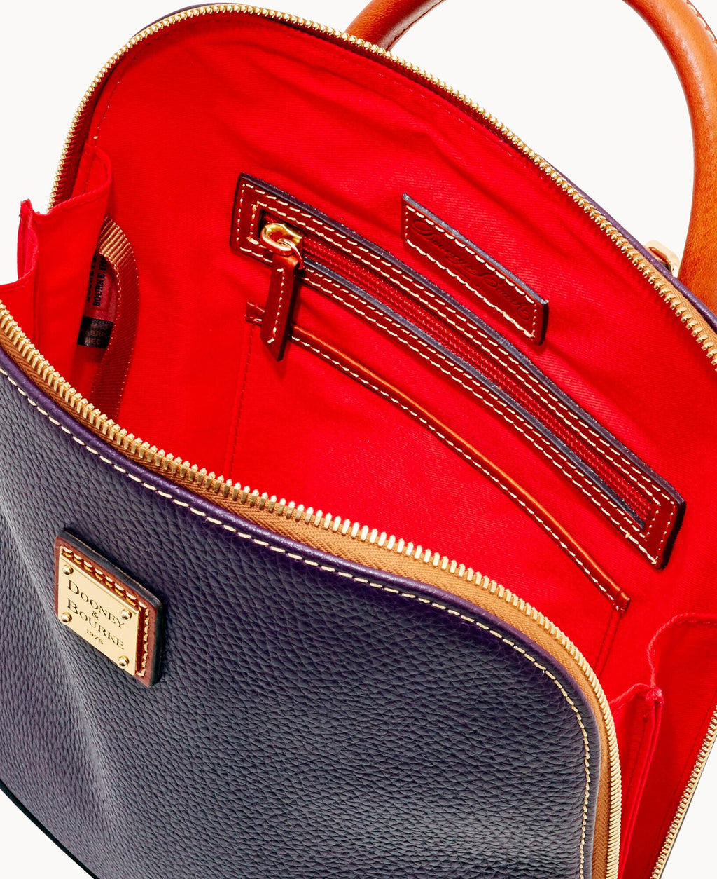 Pebble Grain Zip Pod Backpack