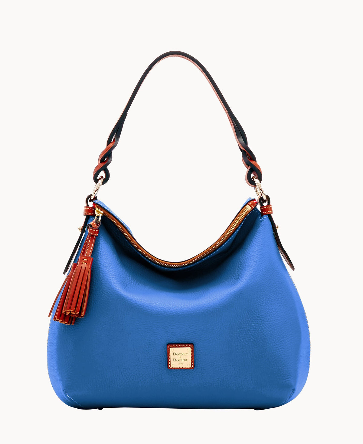 Pebble Grain Twist Strap Hobo