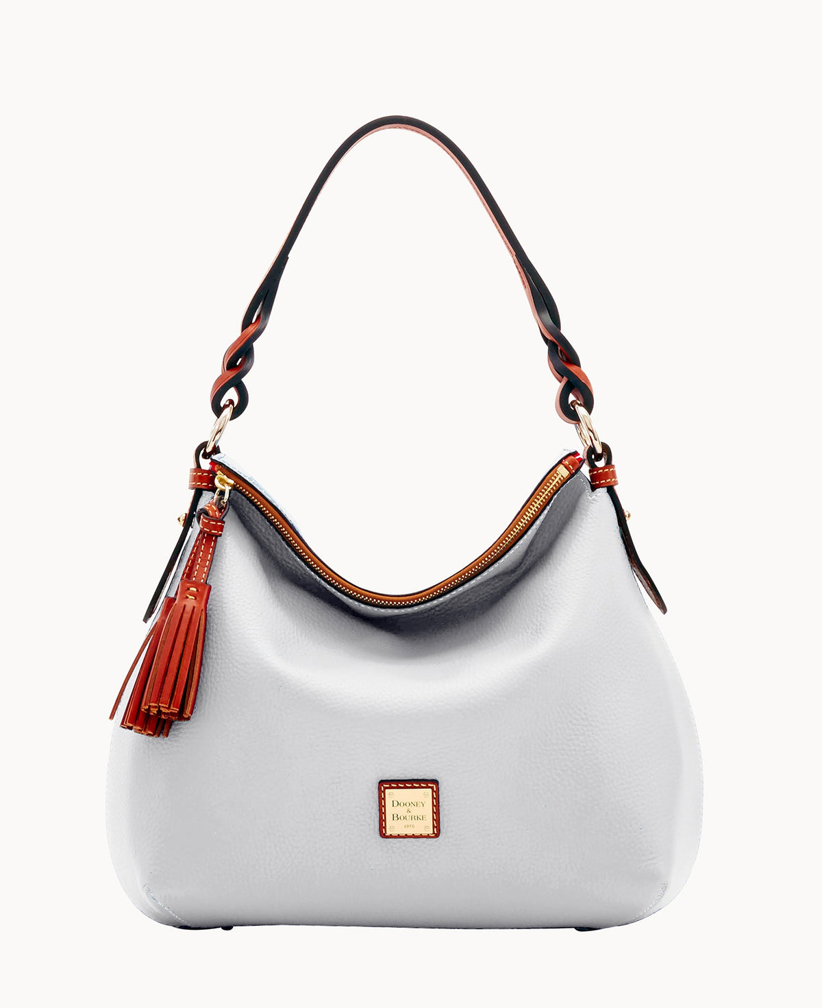 Pebble Grain Twist Strap Hobo