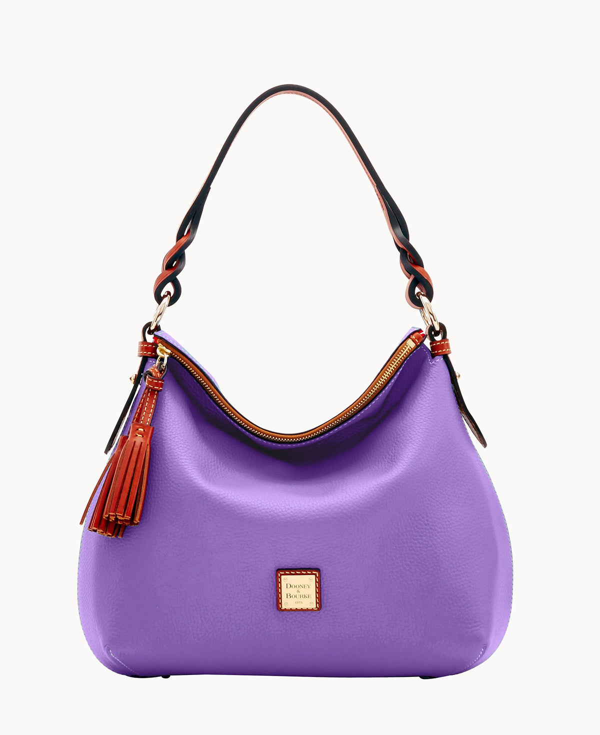 Pebble Grain Twist Strap Hobo