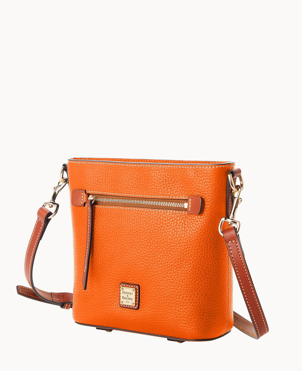 Pebble Grain Small Zip Crossbody