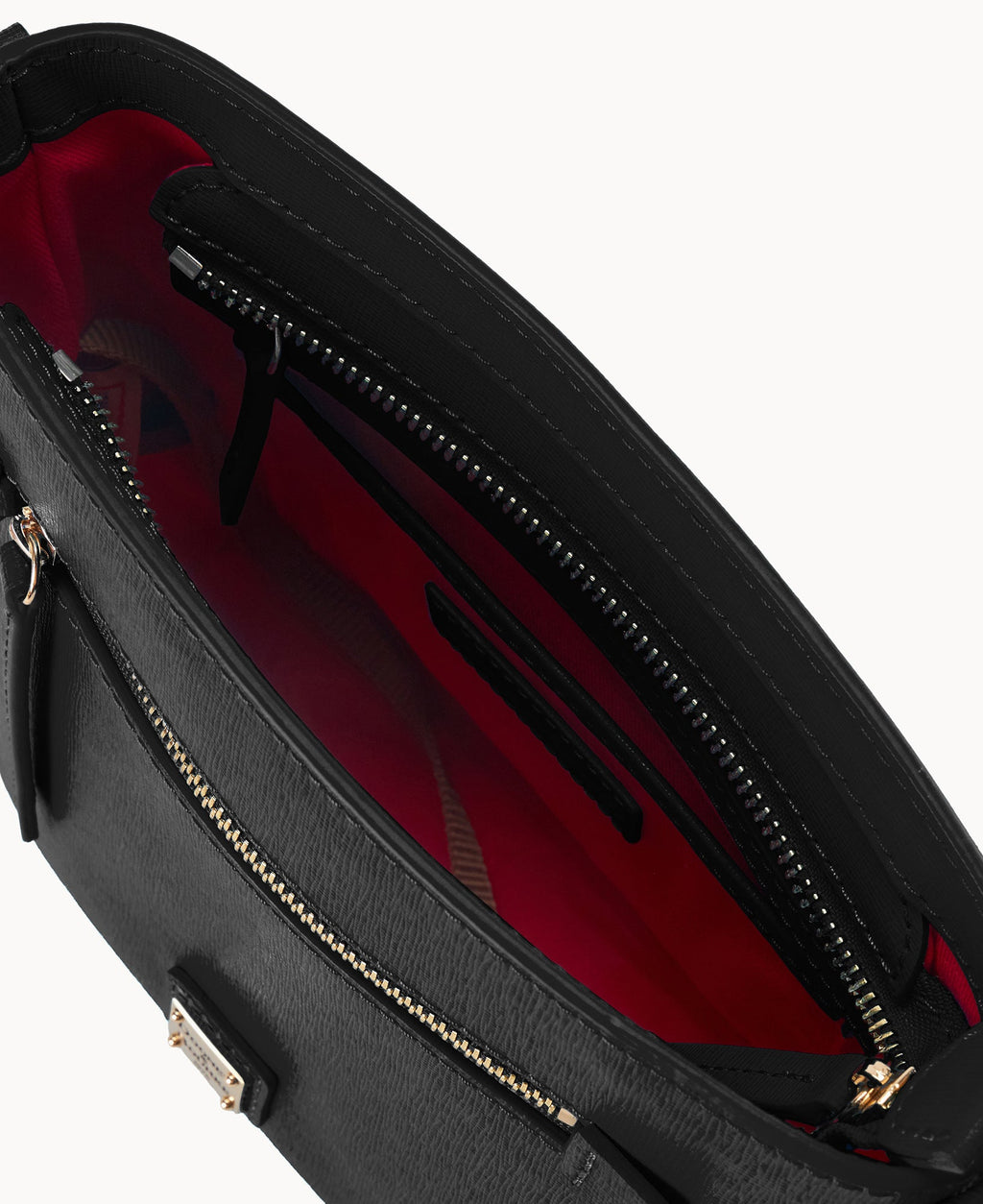Saffiano Small Zip Crossbody