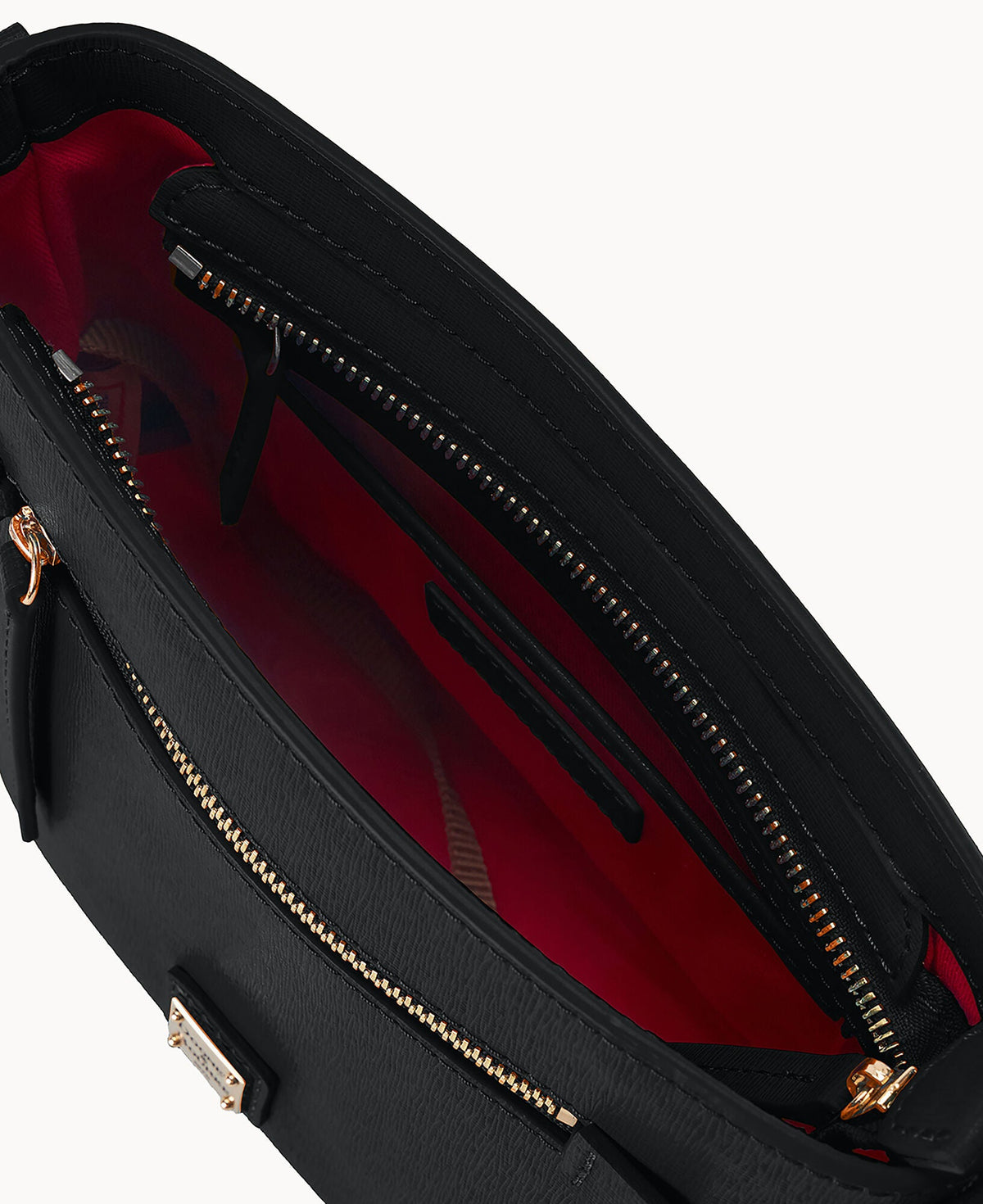 Saffiano Small Zip Crossbody