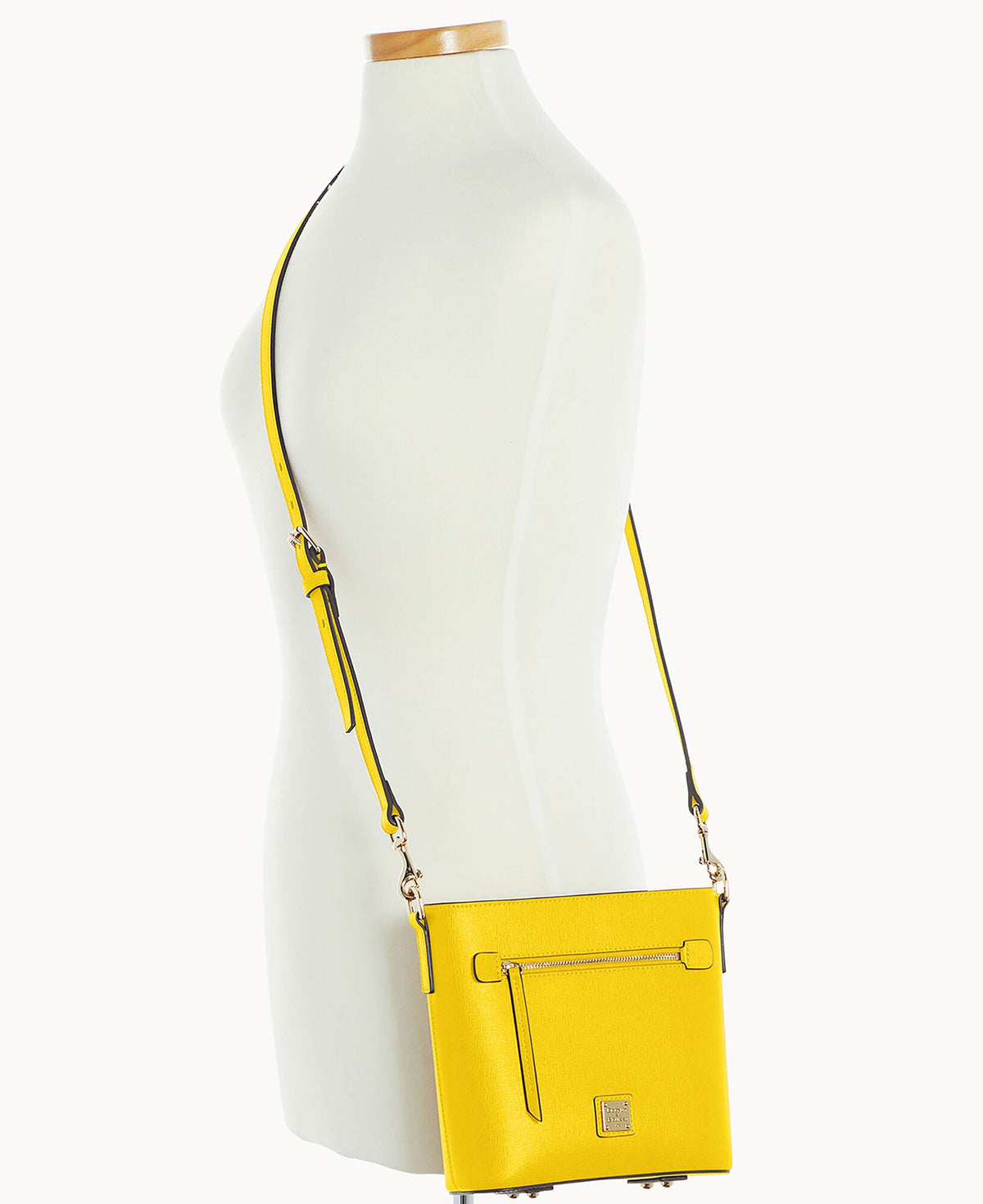 Saffiano Small Zip Crossbody