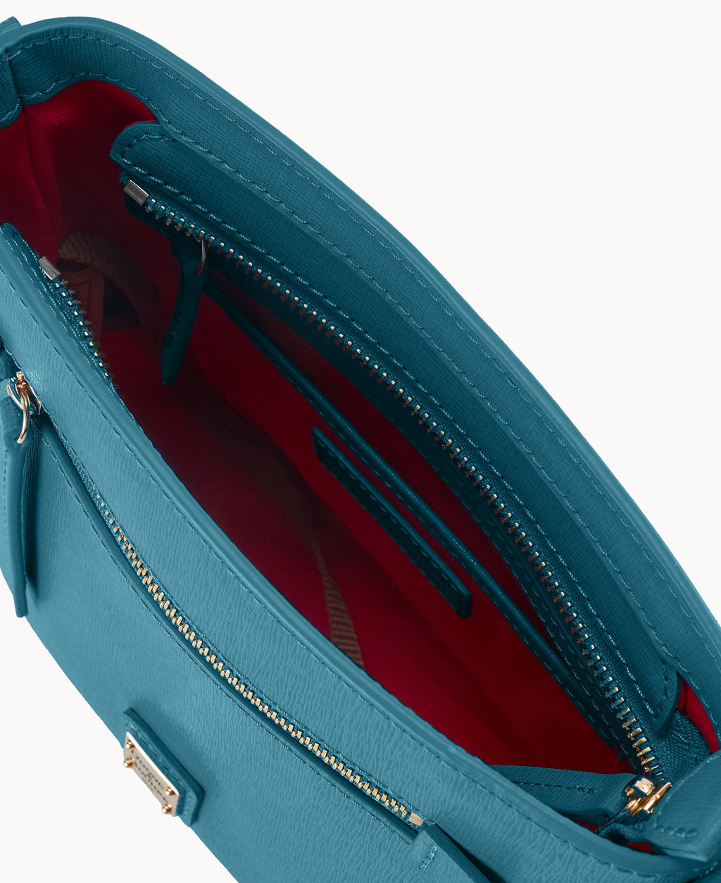 Saffiano Small Zip Crossbody