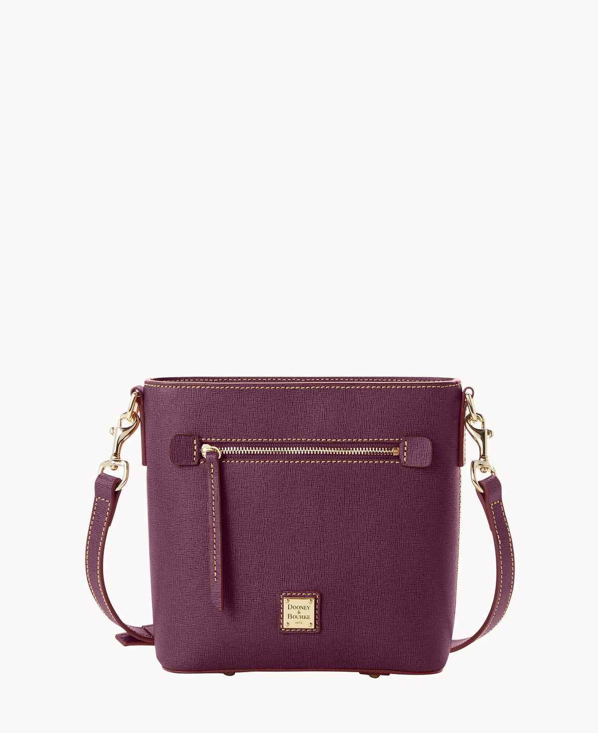 Saffiano Small Zip Crossbody