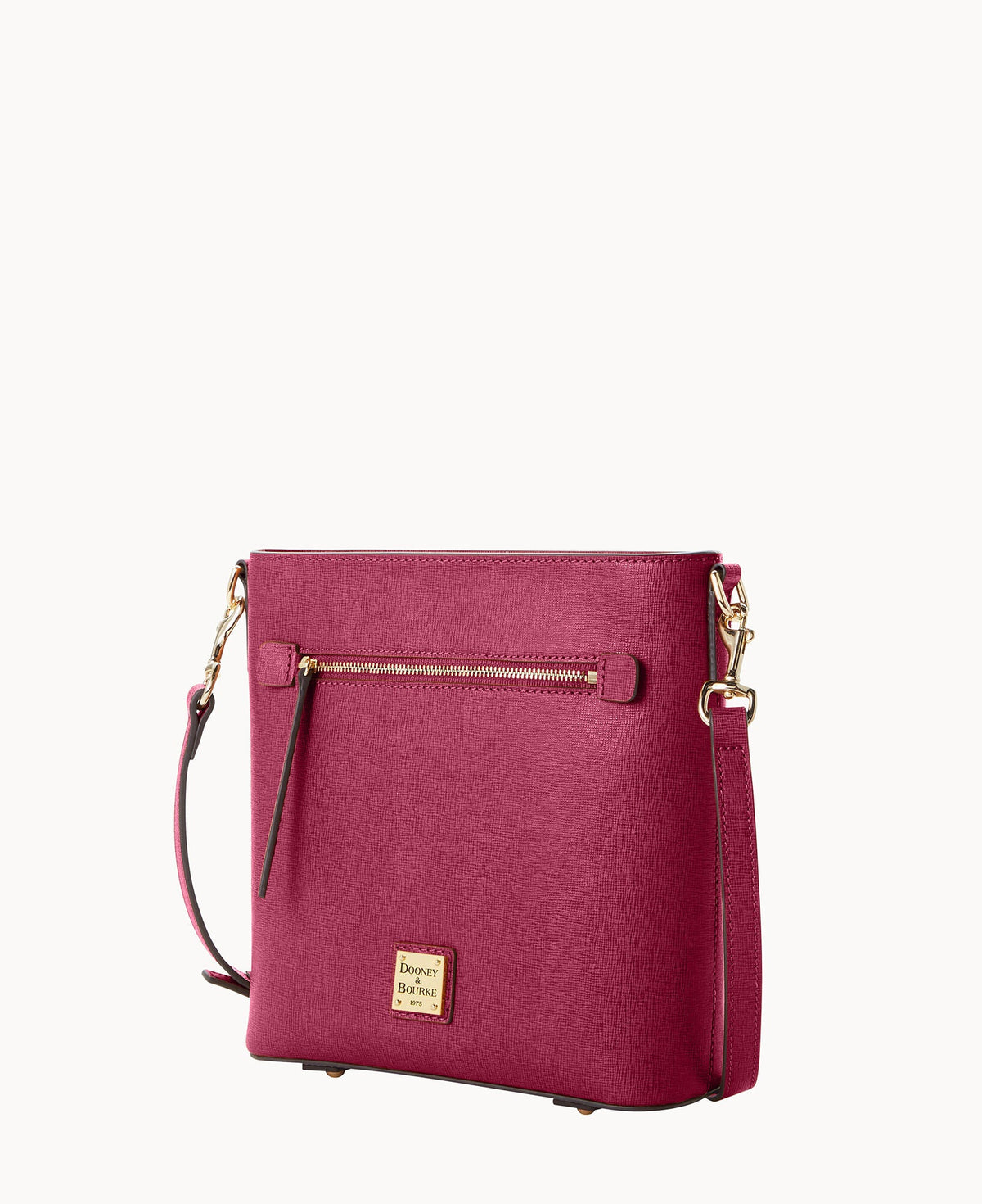 Saffiano Zip Crossbody
