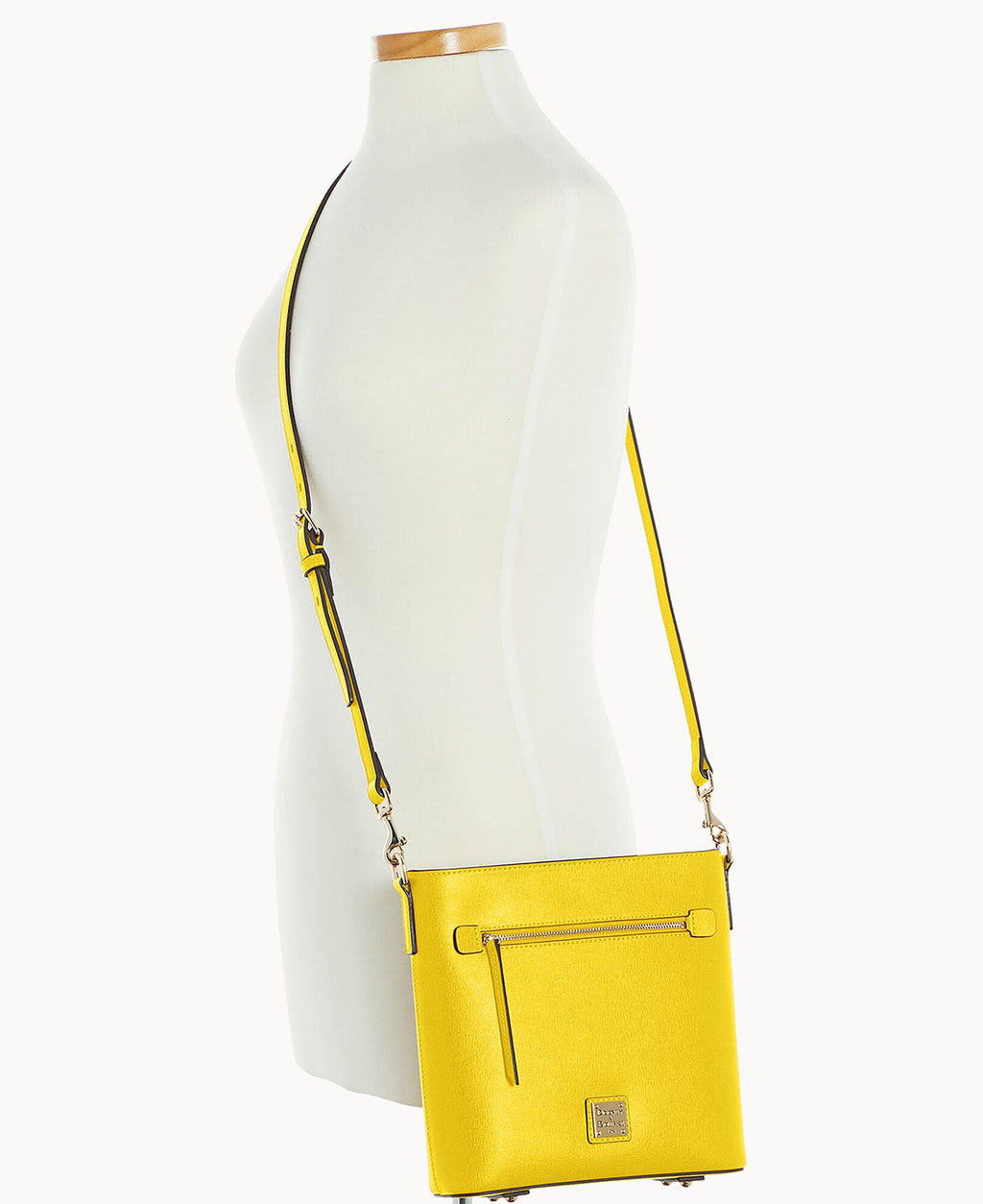 Saffiano Zip Crossbody