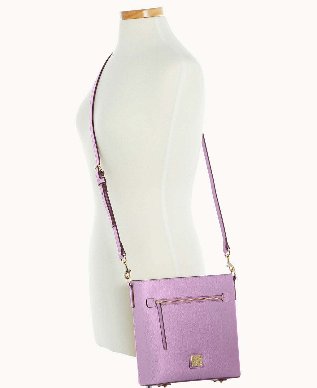 Saffiano Zip Crossbody