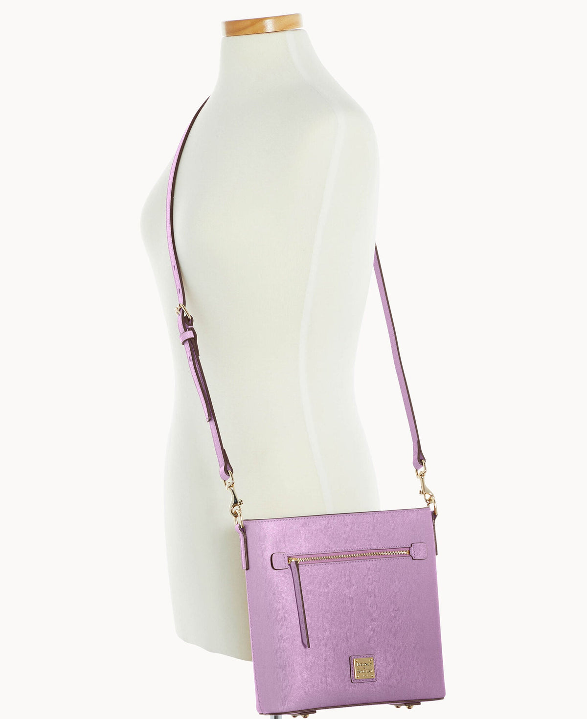 Saffiano Zip Crossbody