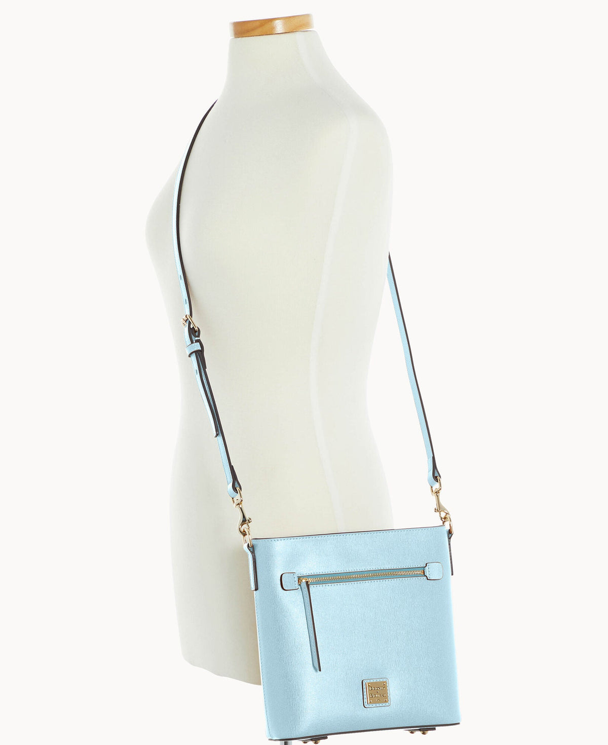 Saffiano Zip Crossbody