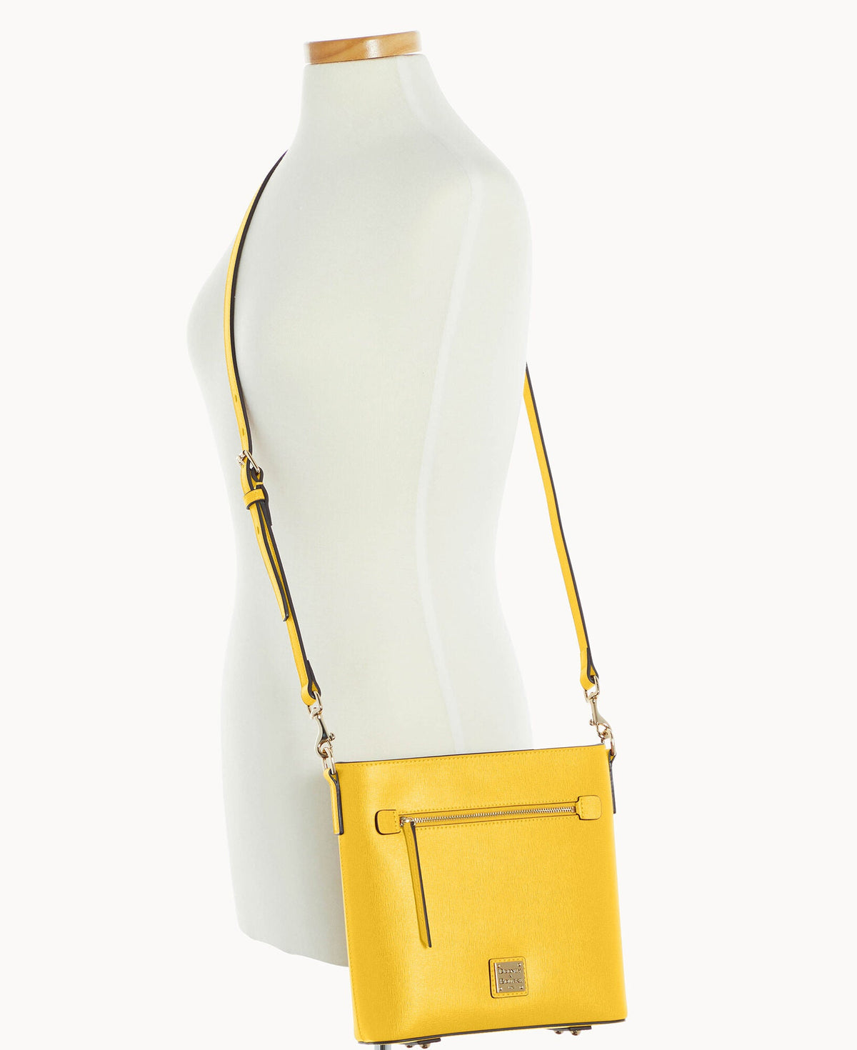 Saffiano Zip Crossbody