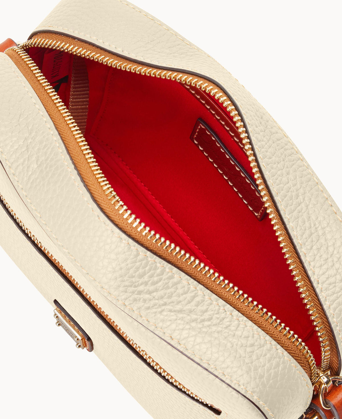 Pebble Grain Camera Zip Crossbody