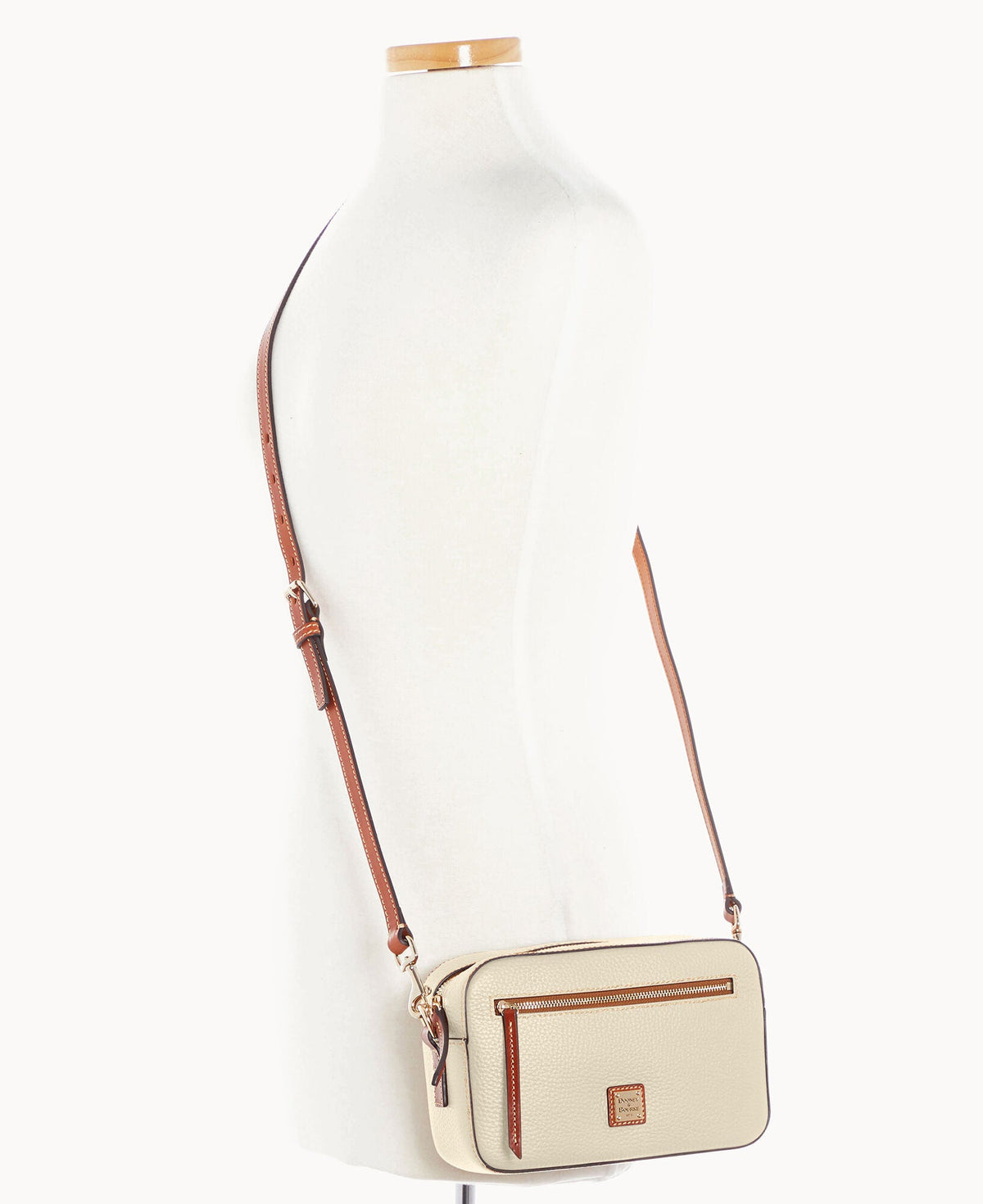 Pebble Grain Camera Zip Crossbody