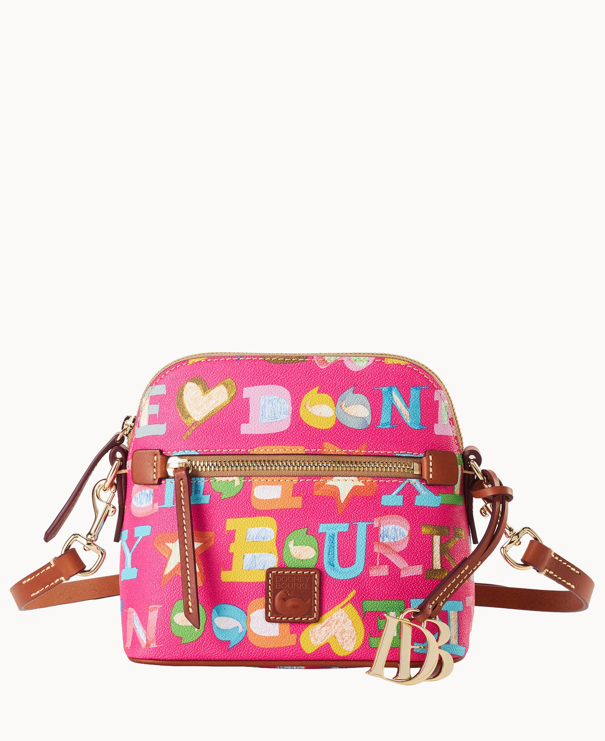 Doodle II Coated Cotton Domed Crossbody
