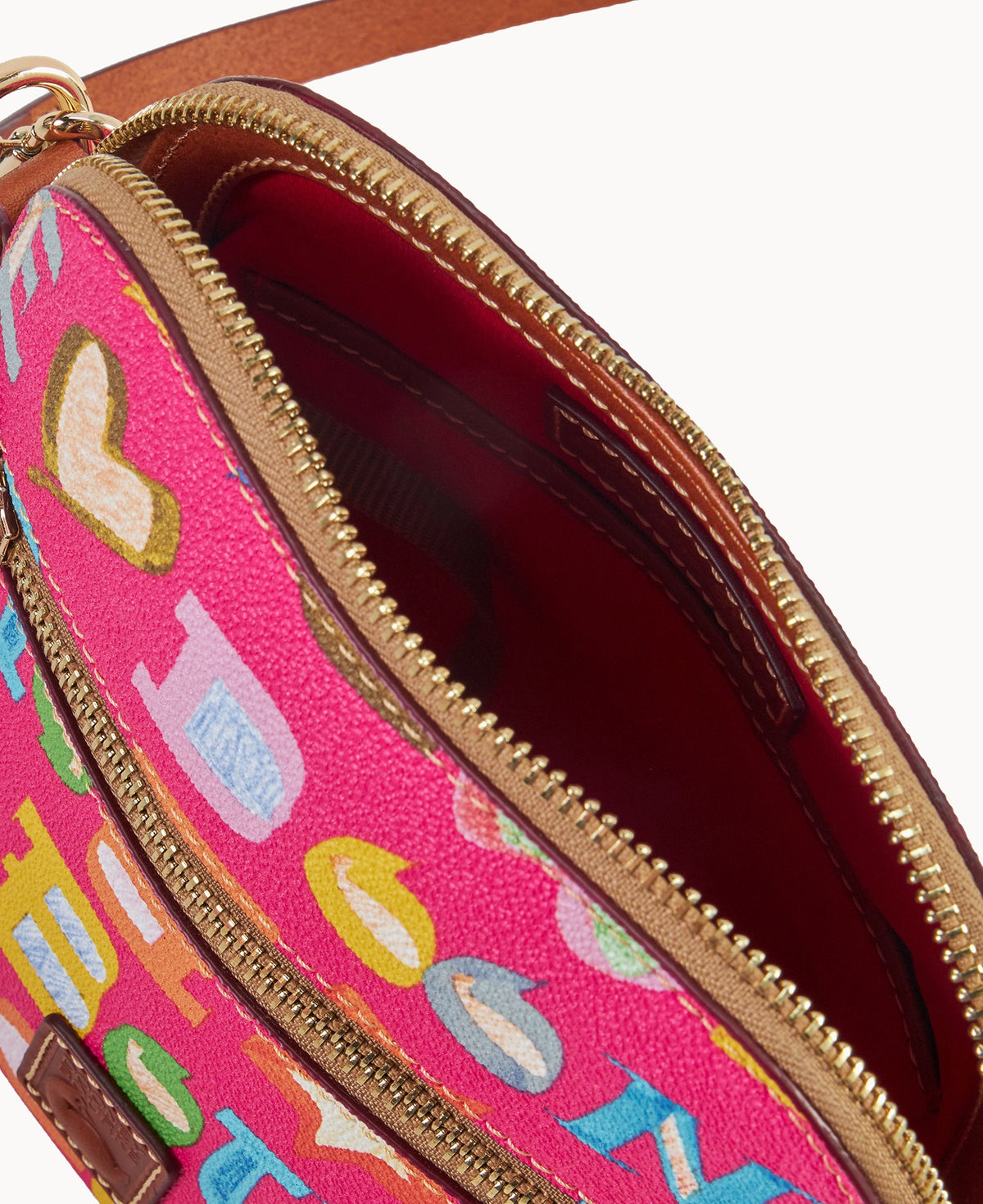 Doodle II Coated Cotton Domed Crossbody