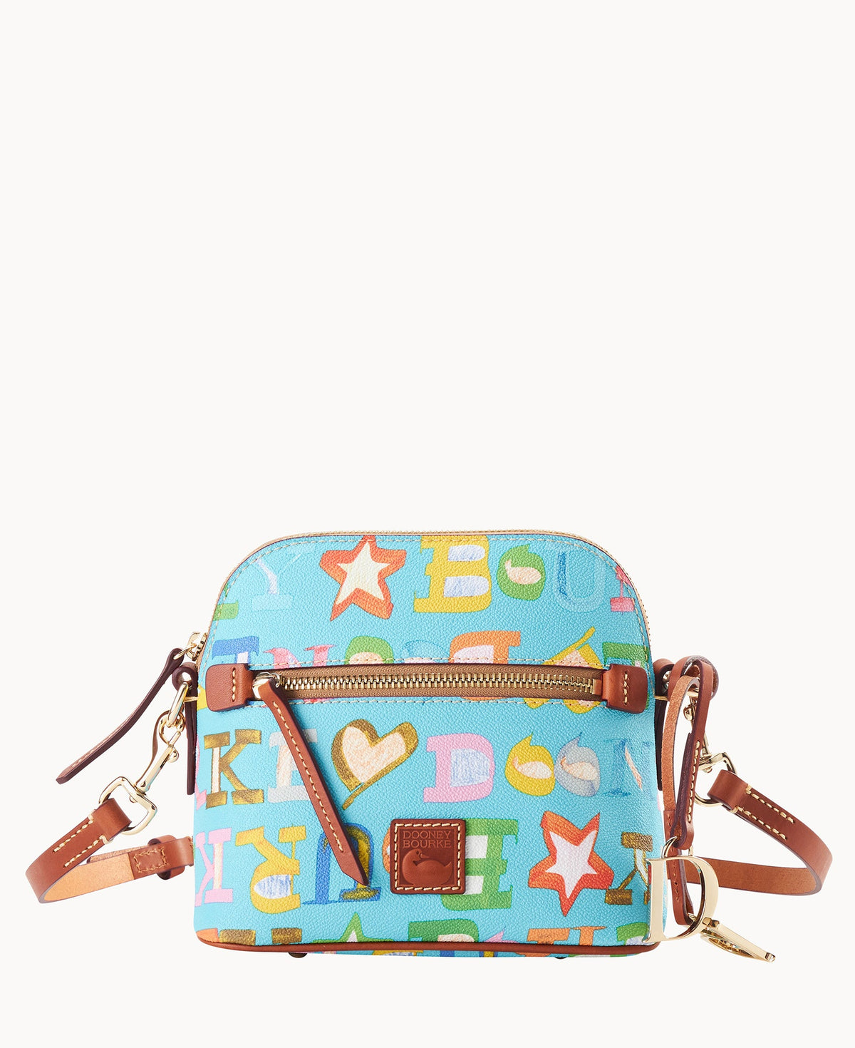 Doodle II Coated Cotton Domed Crossbody