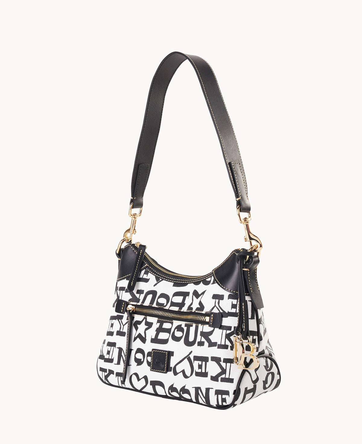 Doodle II Coated Cotton Small Hobo
