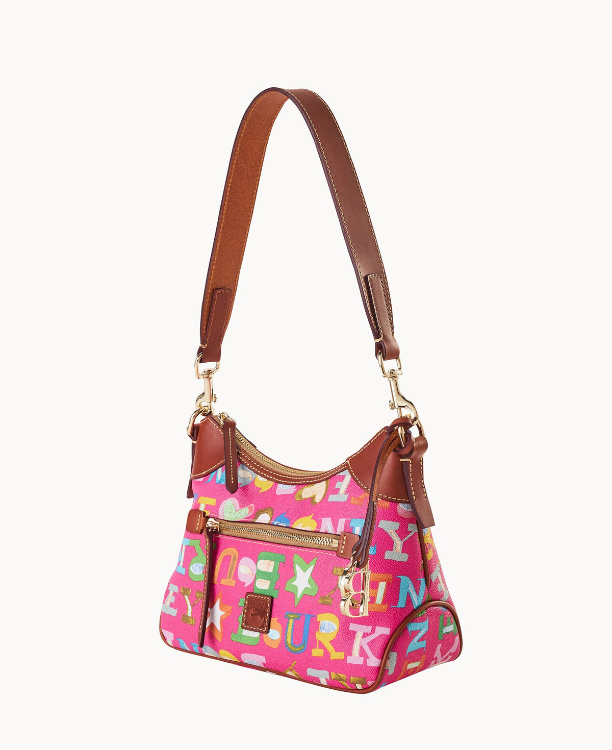 Doodle II Coated Cotton Small Hobo