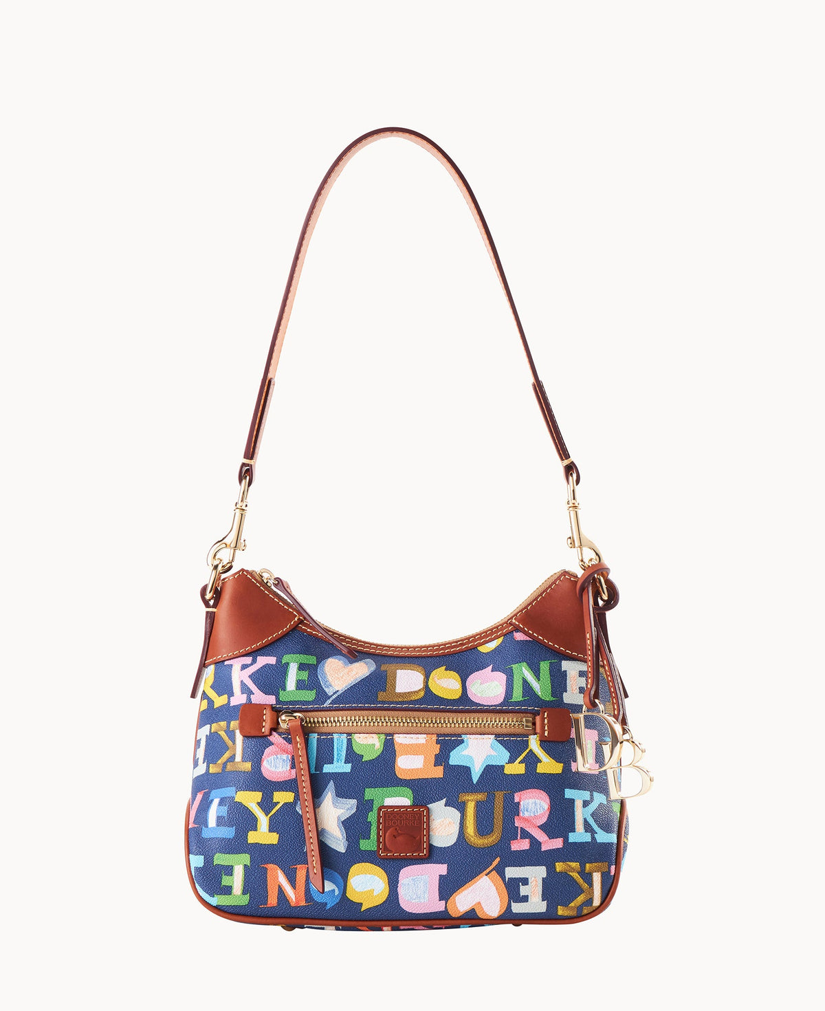 Doodle II Coated Cotton Small Hobo