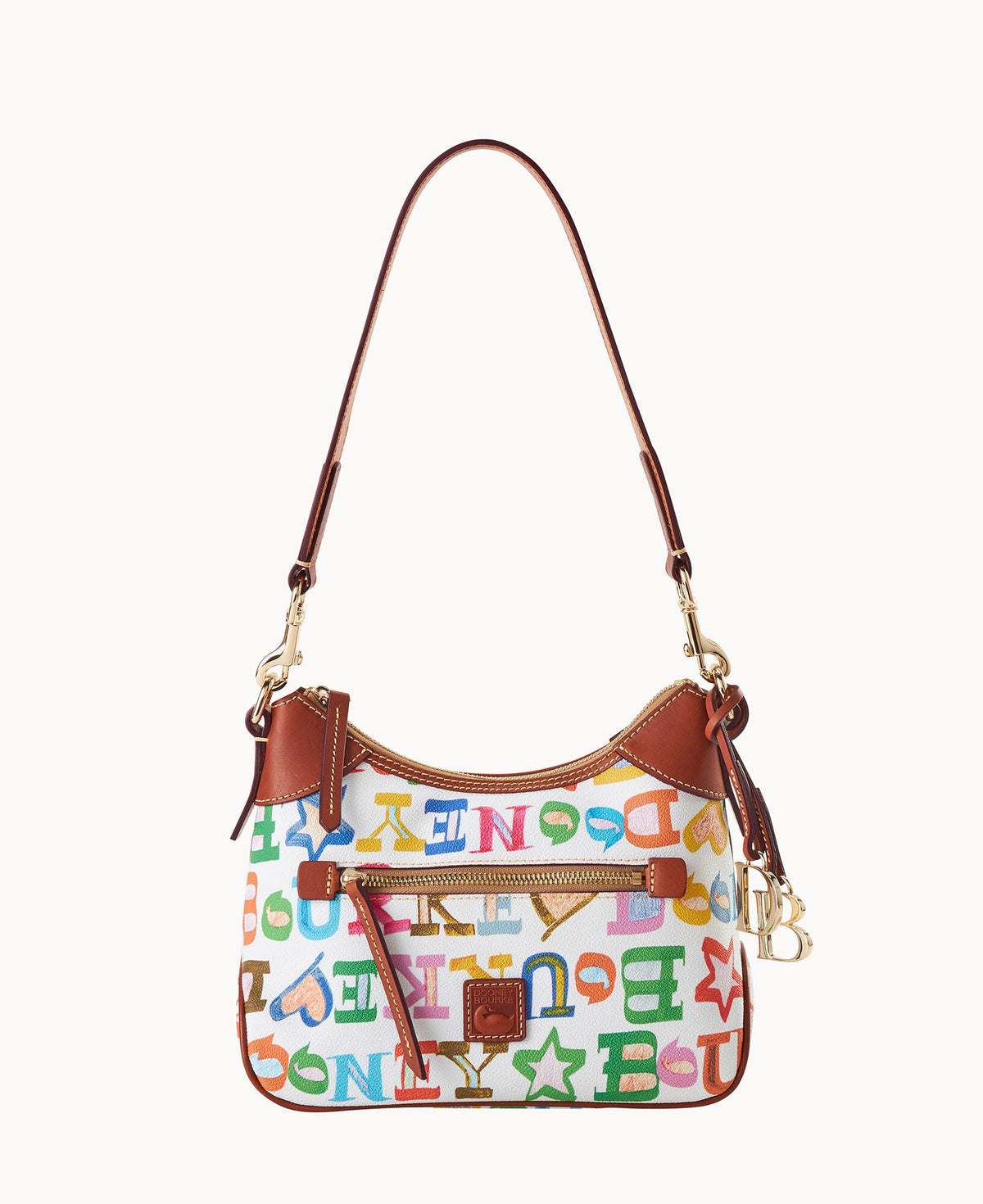 Doodle II Coated Cotton Small Hobo