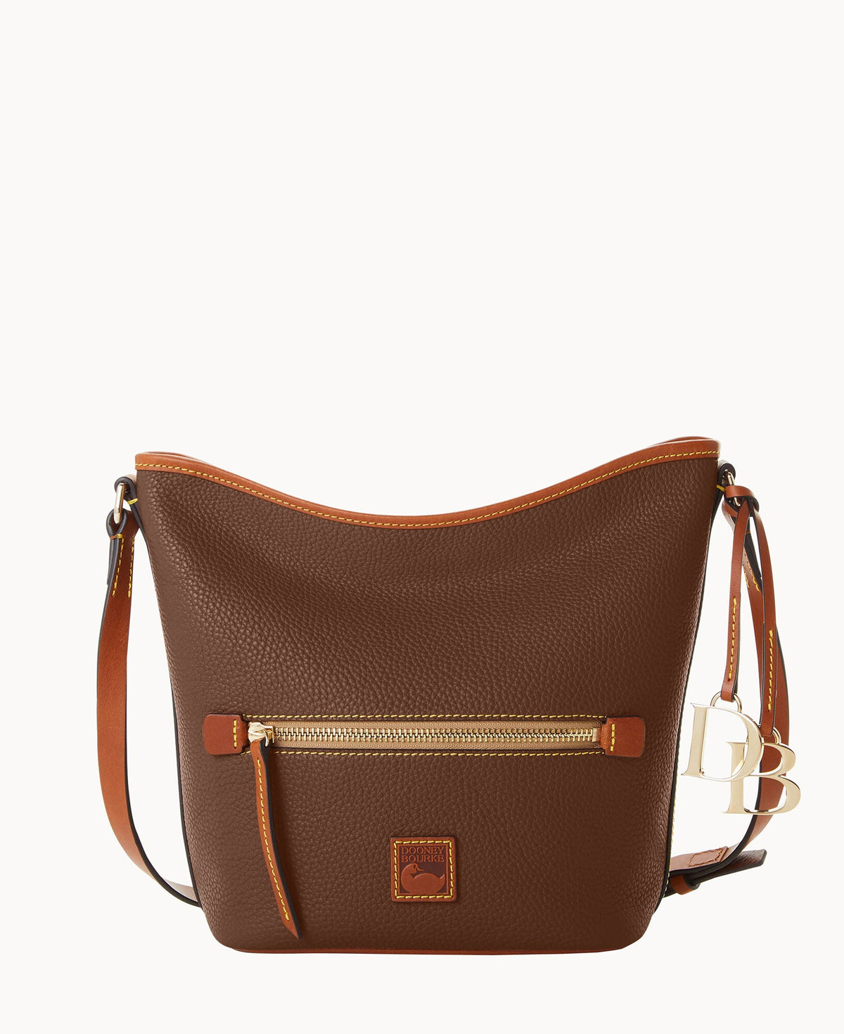 Pebble Grain Zip Sac
