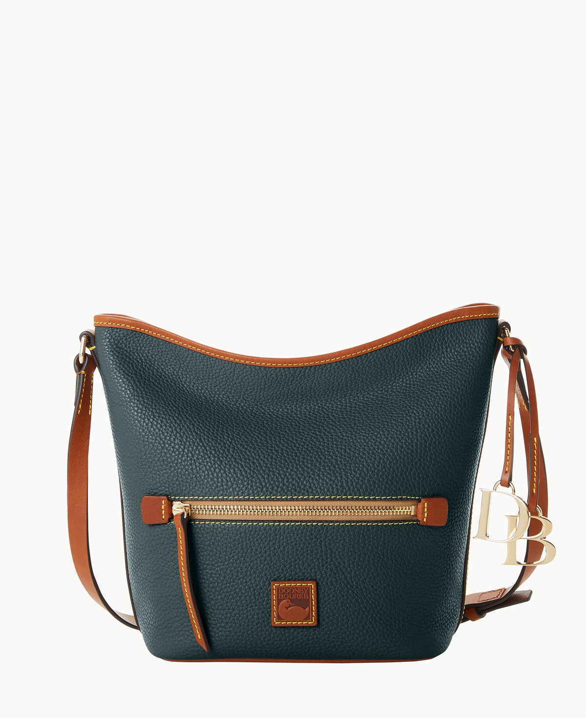 Pebble Grain Zip Sac