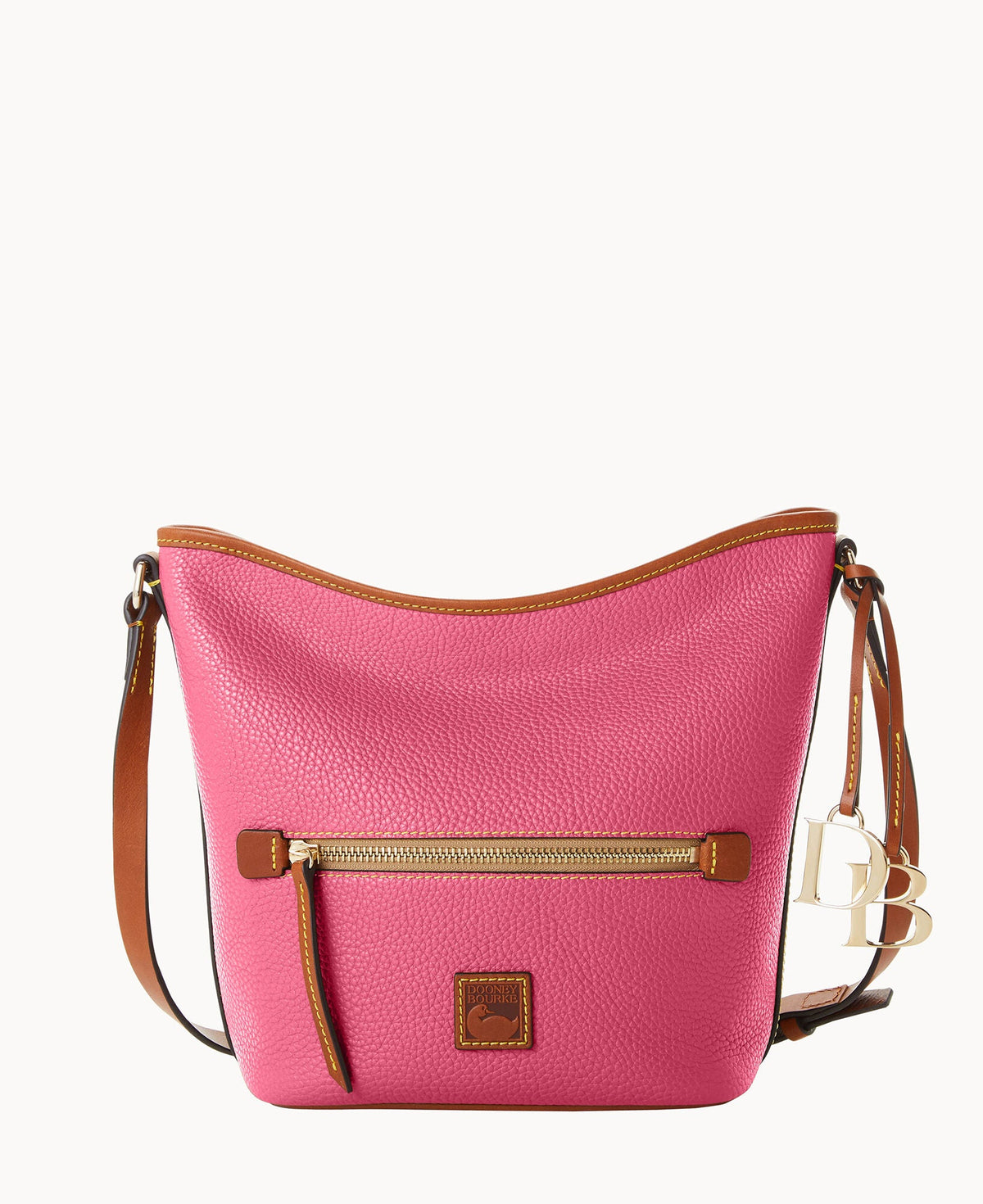 Pebble Grain Zip Sac
