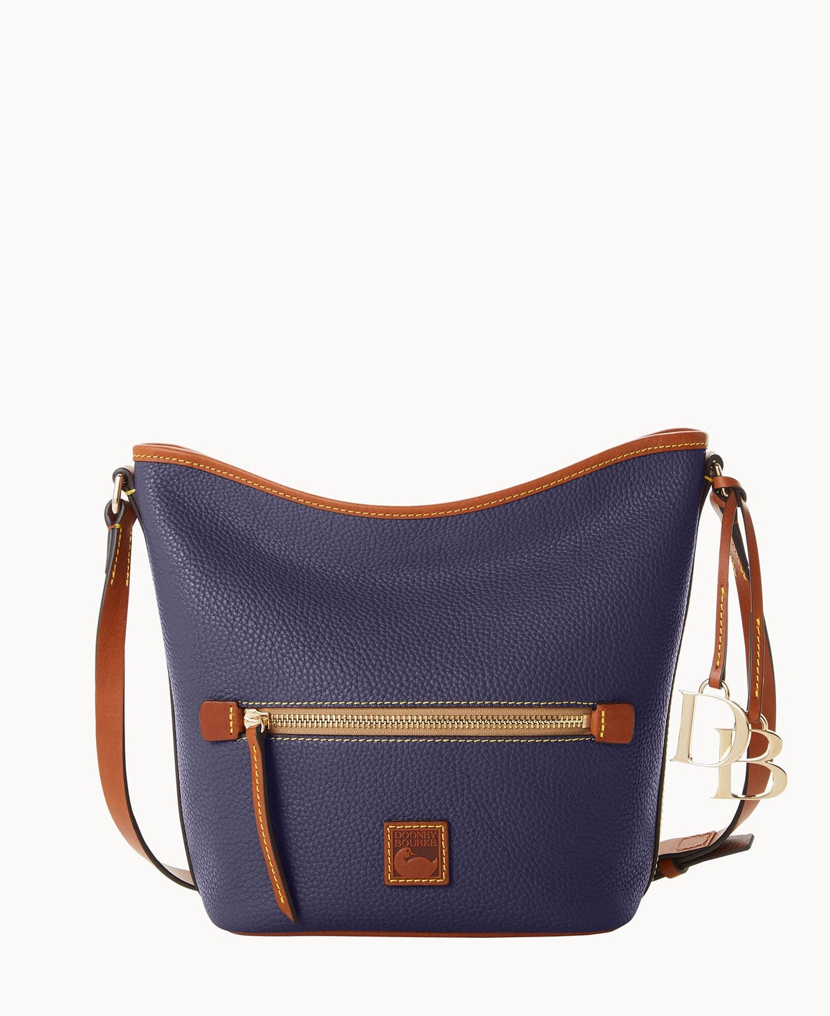 Pebble Grain Zip Sac