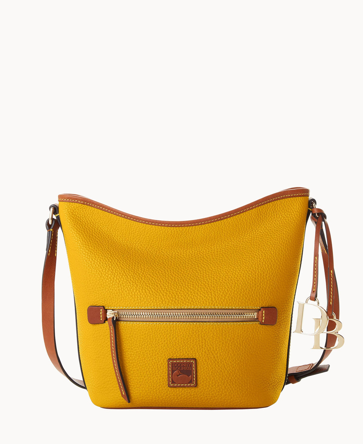 Pebble Grain Zip Sac