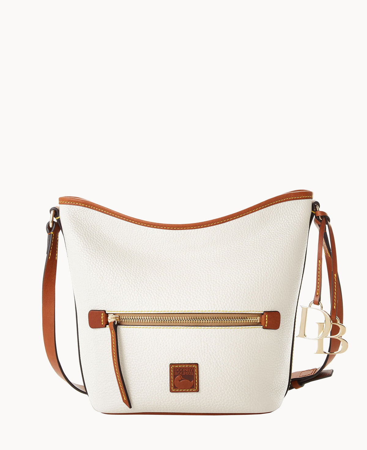 Pebble Grain Zip Sac