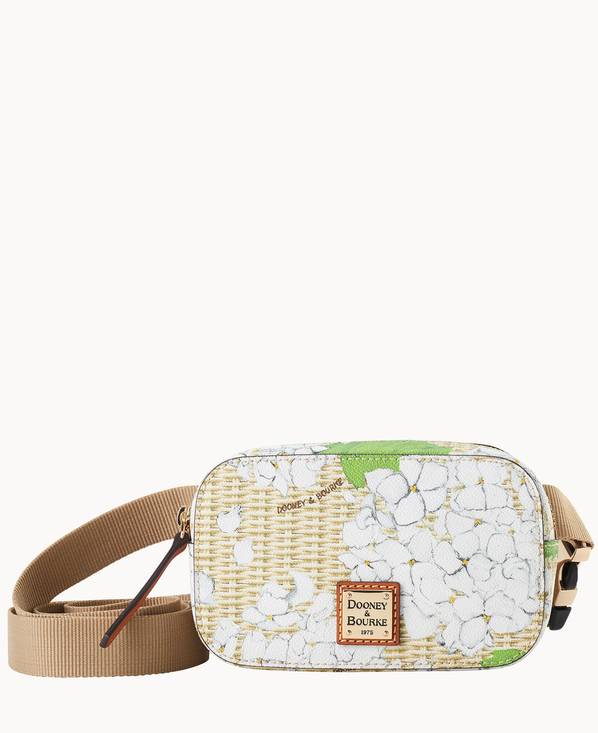 Hydrangea Basketweave Belt Bag