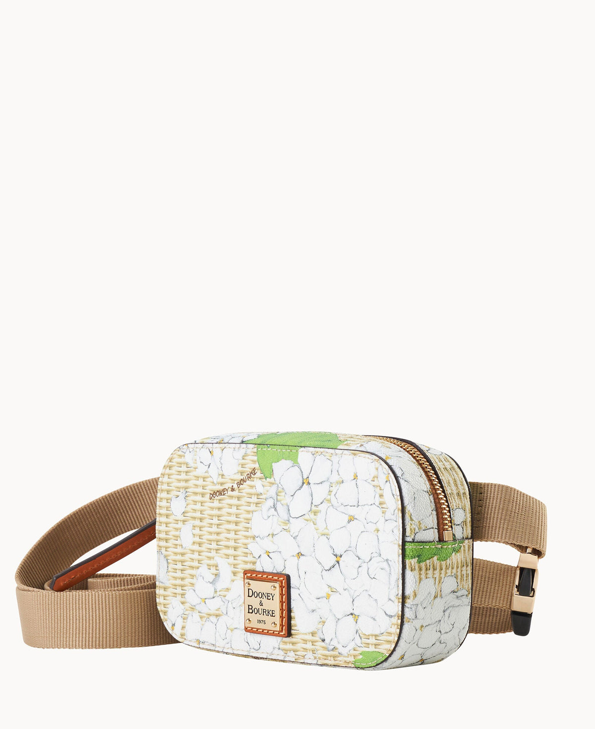 Hydrangea Basketweave Belt Bag