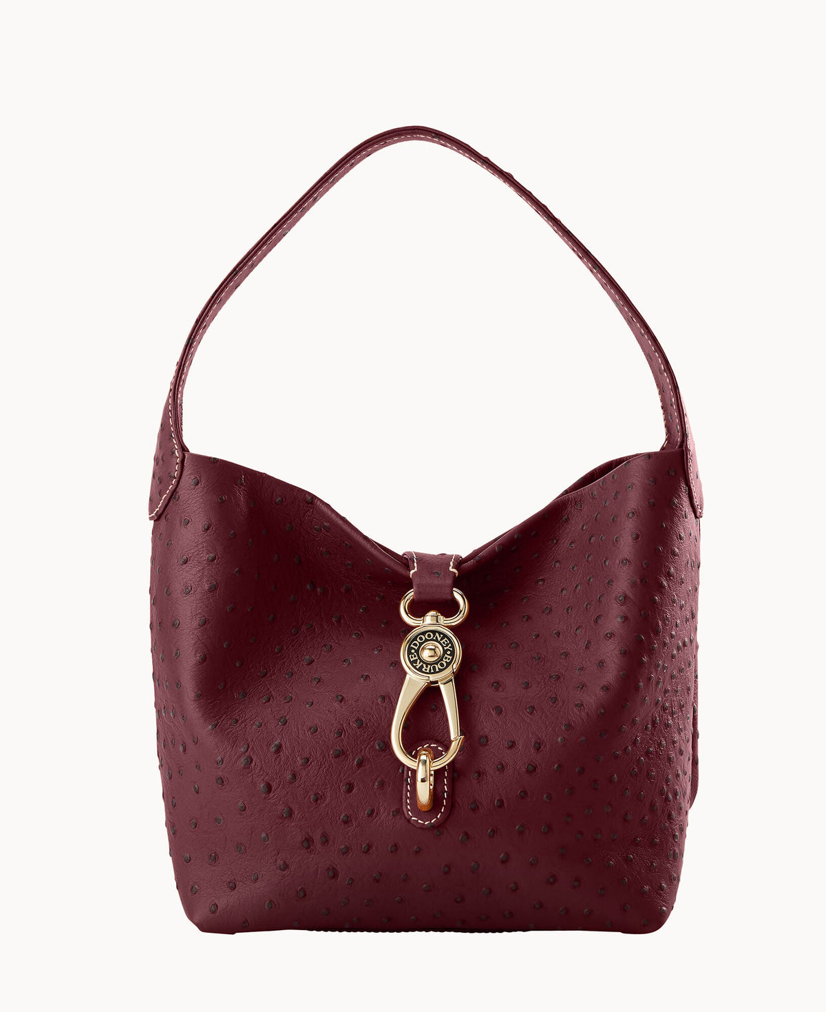 Ostrich Logo Lock Hobo