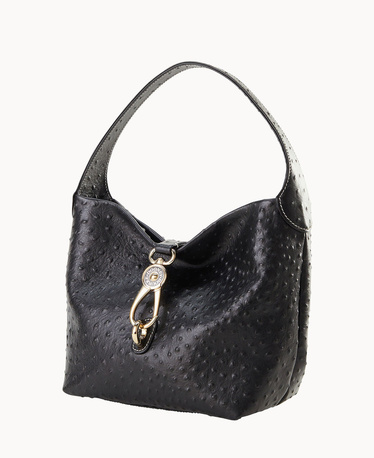 Ostrich Logo Lock Hobo
